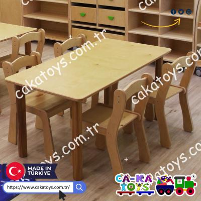 Kontra Anaokulu Masası 60x120 cm CK-209020 (Sandalyeler dahil değildir)