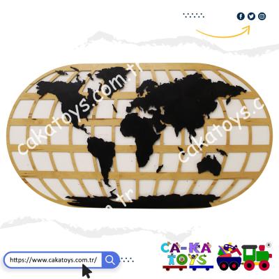 Kontra Dünya Duvar Figürü CK-259700 (Saat dahil değildir)