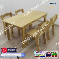 Kontra Trend Anaokulu Masası 60x120 cm CK-209010 (Sandalyeler dahil değildir)