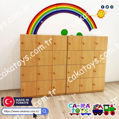 Natürel 24 Kapaklı Kişisel Öğrenci Dolabı CK-347240