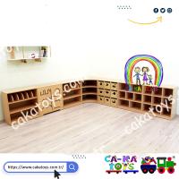 Natürel Köşe Dolap Grubu / 7 Parça CK-340120